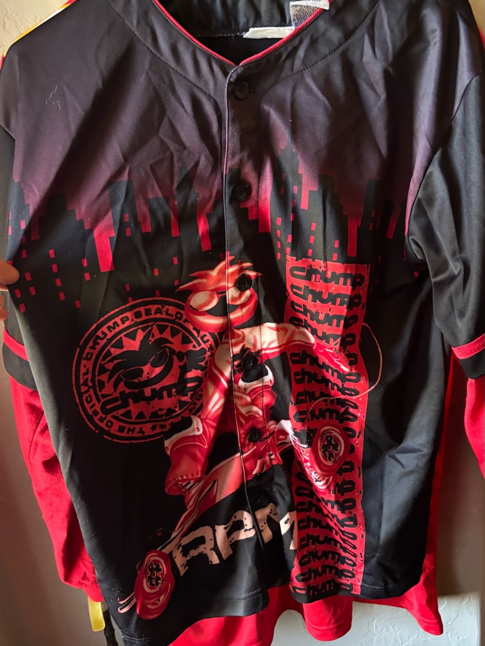 Vintage 2003 CHUMP Y2K Skate BMX Baseball Jersey Youth 16/18 Rare